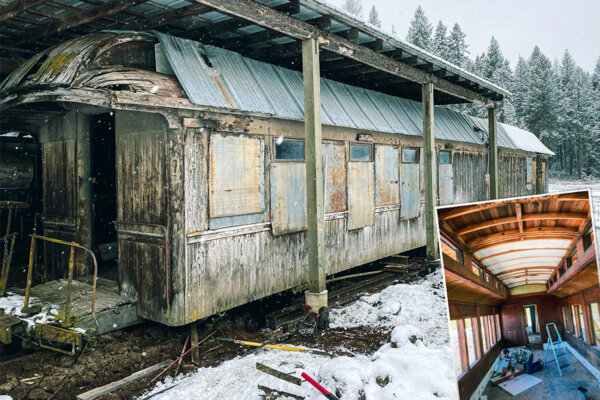 Man Buys Cat-Infested 120-Year-Old Train Car and Transforms It Into an Exclusive Stay—Here's How It Looks