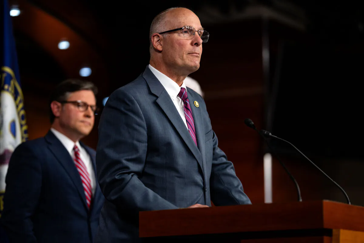 Rep. John Moolenaar (R-Mich.) at the U.S. Capitol in Washington on Sept. 10, 2024. (Kent Nishimura/Getty Images)