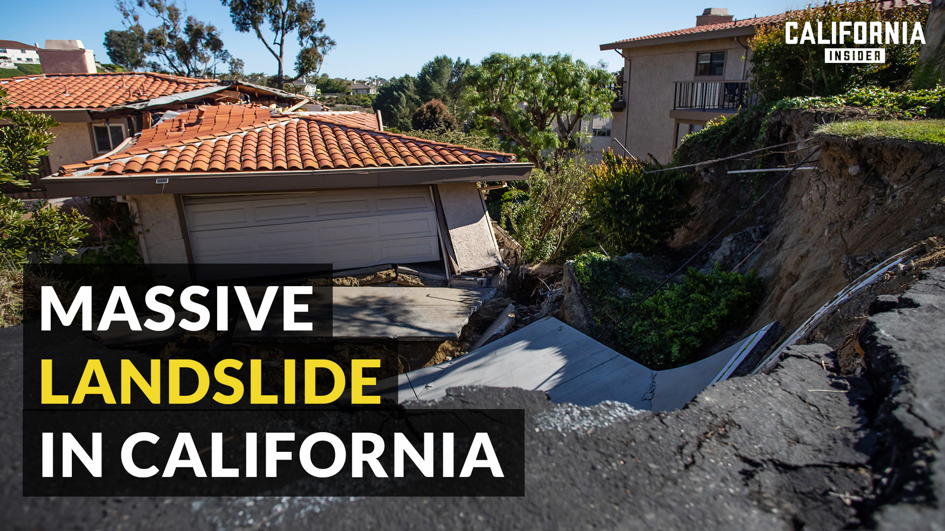 Massive Landslide In California Threatening Hundreds Of Homes | Rancho ...