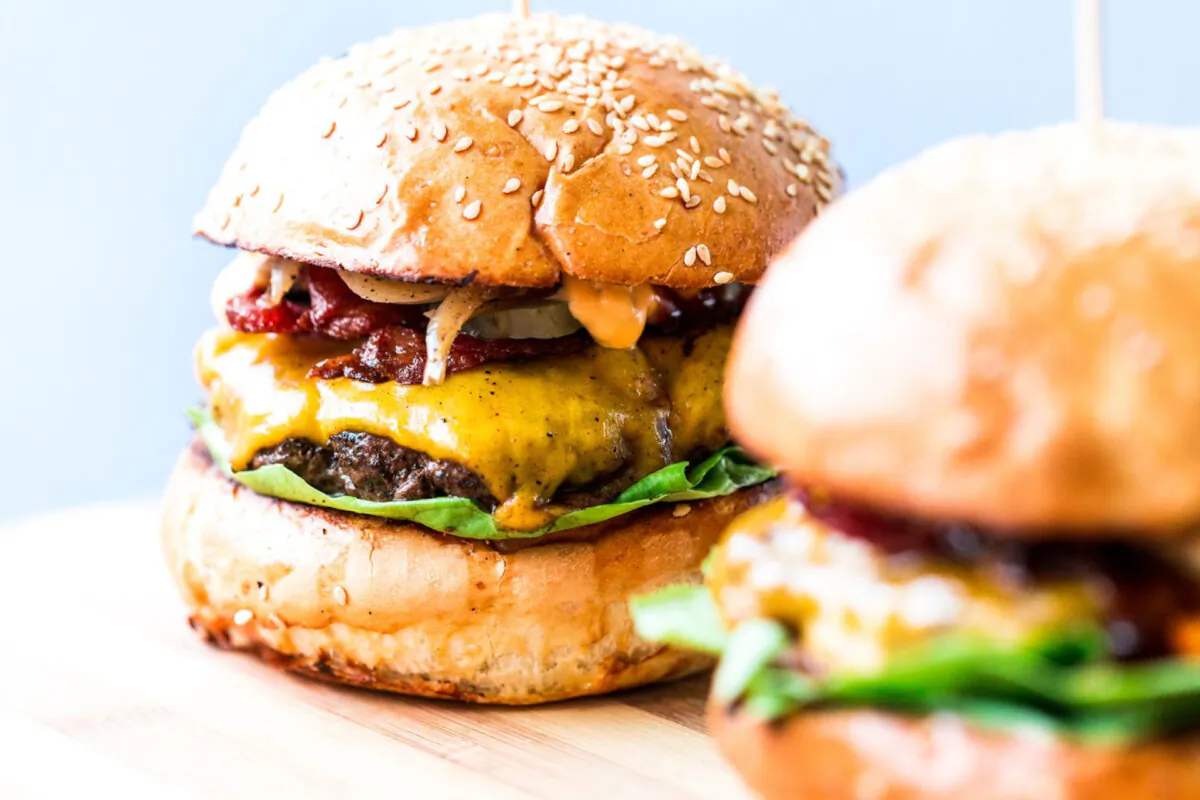 This smash burger is delicious and it gives you what you need to get through the day. (Jennifer Segal)