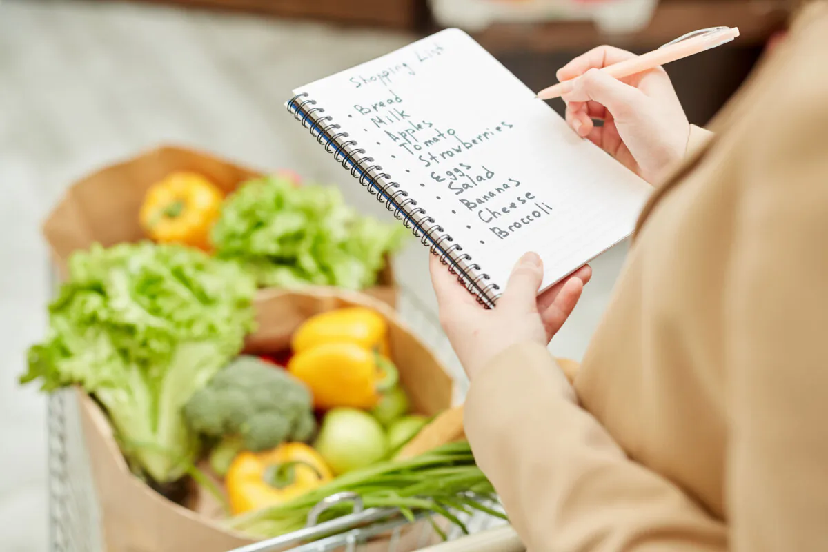 Head to the grocery store with a list or even a meal plan in mind. (SeventyFour/Shutterstock)