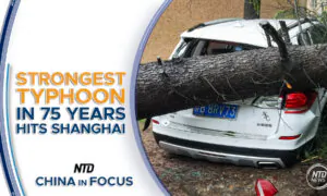 Shanghai Hit by Strongest Storm in 7 Decades