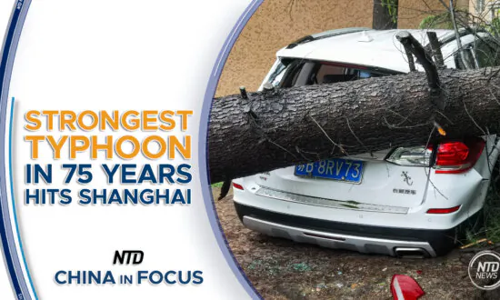 Shanghai Hit by Strongest Storm in 7 Decades