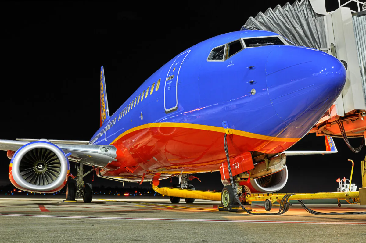 Southwest Airlines plane at the gate. (Dreamstime/TCA)