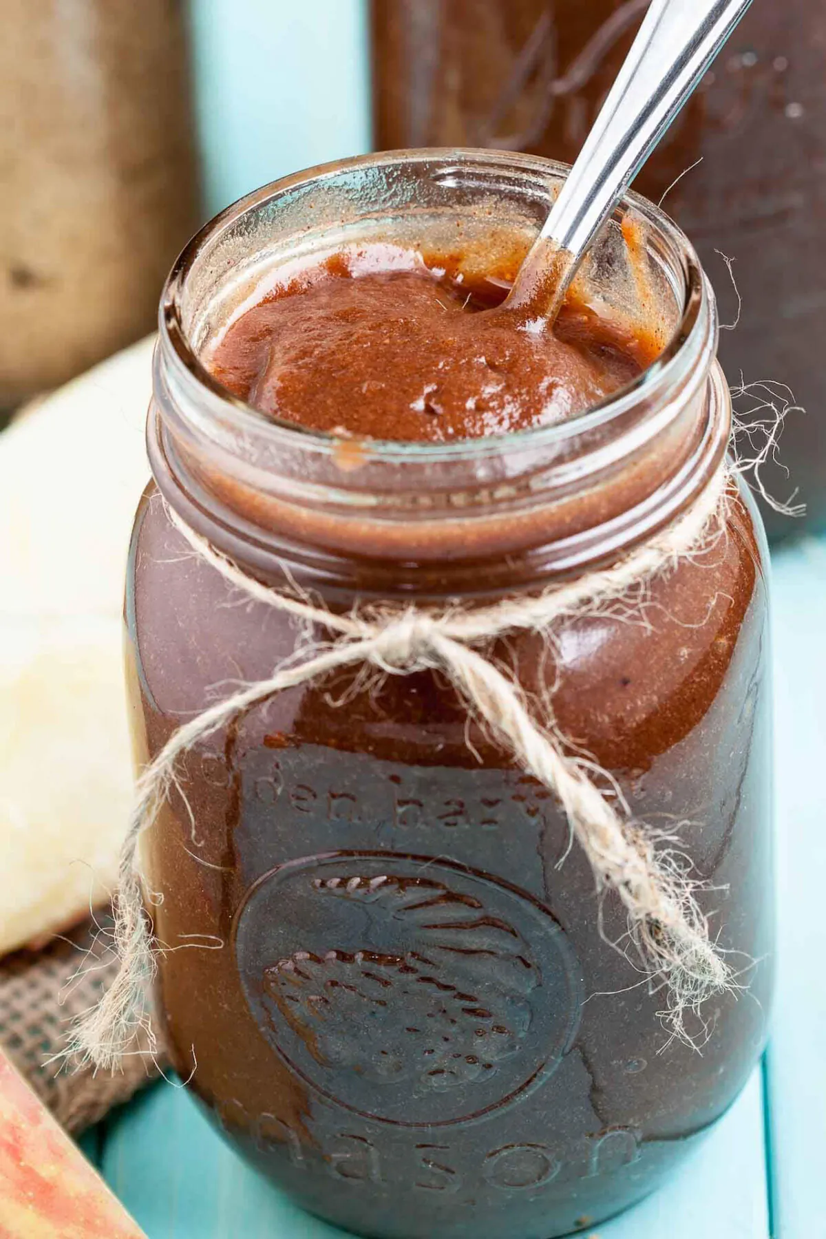 This homemade Apple Butter is smooth, creamy, and velvety. Super healthy, delicious, and perfect for spreading on toast, muffins, pancakes, and for PBJ’s. (Amy Dong)