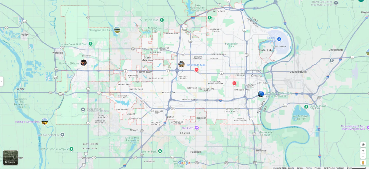 Bad weather was reported near two Nebraska farm fields where small planes crashed minutes apart in August, according to preliminary reports from the National Transportation Safety Board. (Screenshot via Google Map)