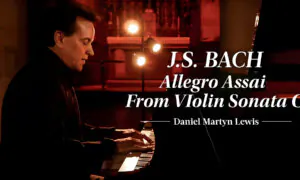 Bach: Allegro Assai from Violin Sonata in C, BWV 1005 | Daniel Martyn Lewis