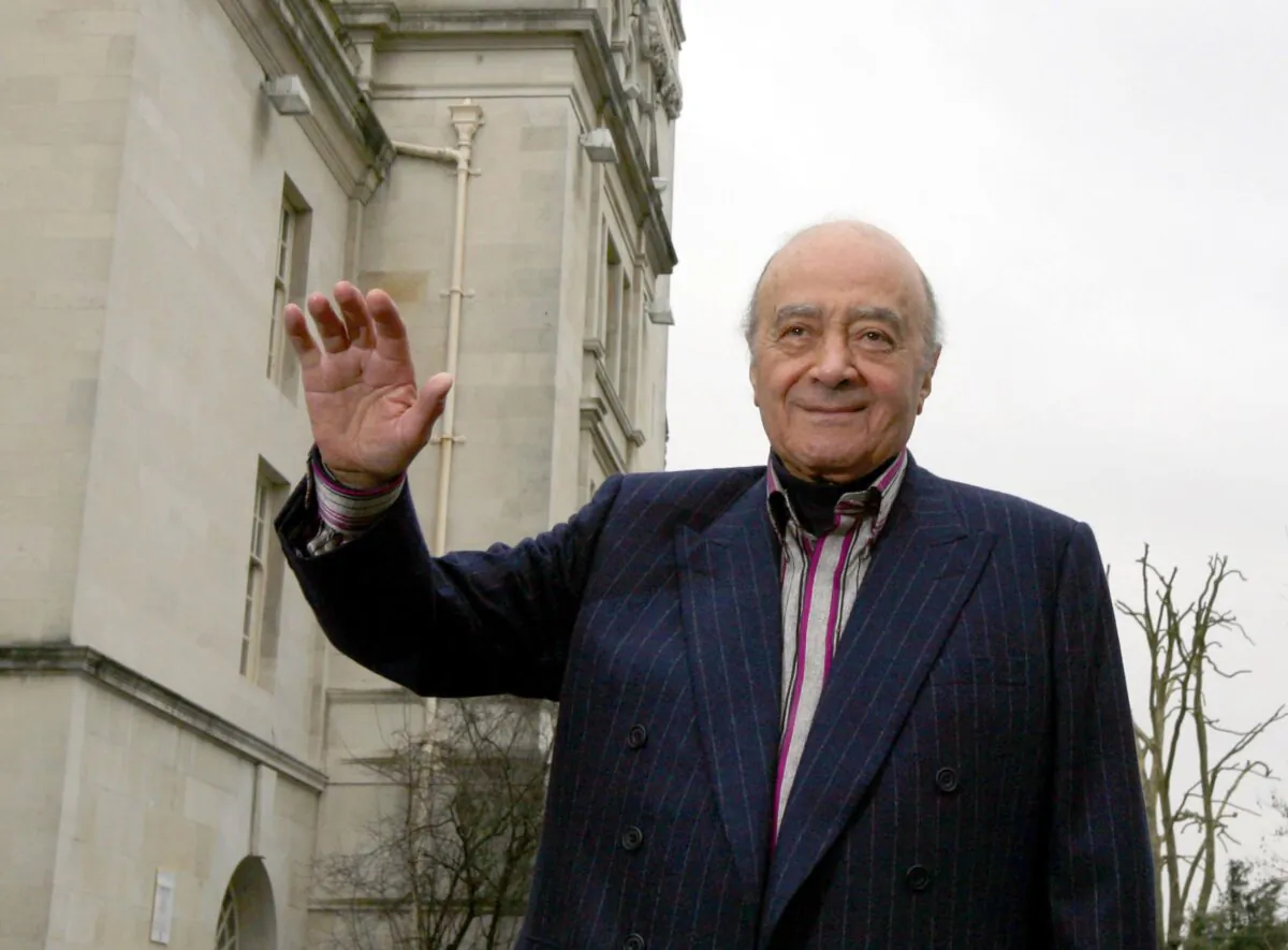 An undated file photo of Mohamed Al Fayed. (PA)