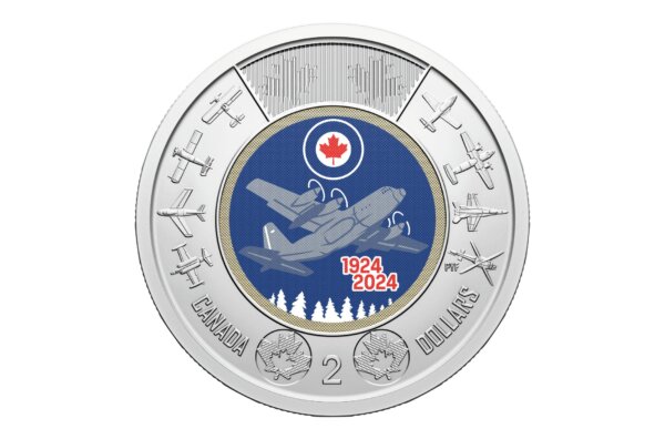 New Toonie Honours Royal Canadian Air Force's 100th Anniversary