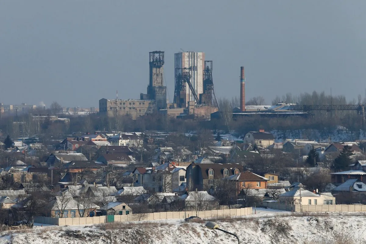 A general view shows the Russian-controlled city of Donetsk, Ukraine, on Jan. 27, 2022. (Reuters/Alexander Ermochenko/File Photo)