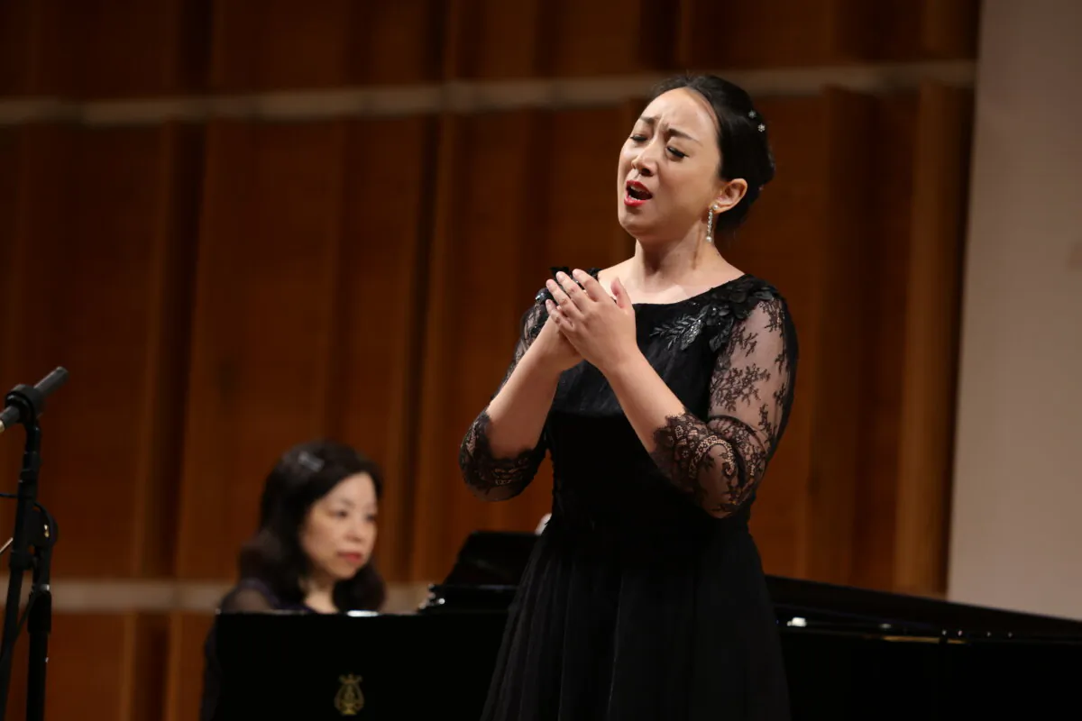 The NTD Television 9th International Chinese Vocal Competition at Kaufman Music Center in New York on Sept. 20, 2024. (Zhang Xuehui/The Epoch Times)