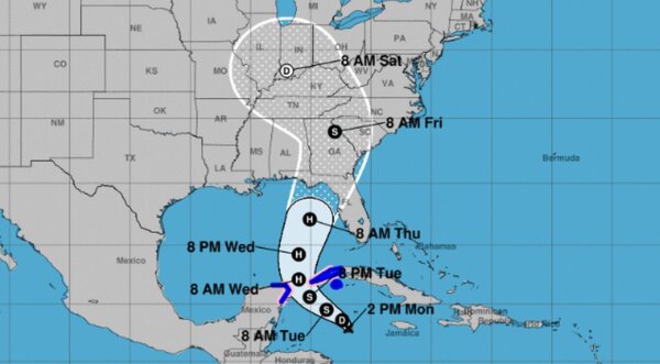 US Forecasters Warn of Potential Hurricane Likely to Rapidly Intensify