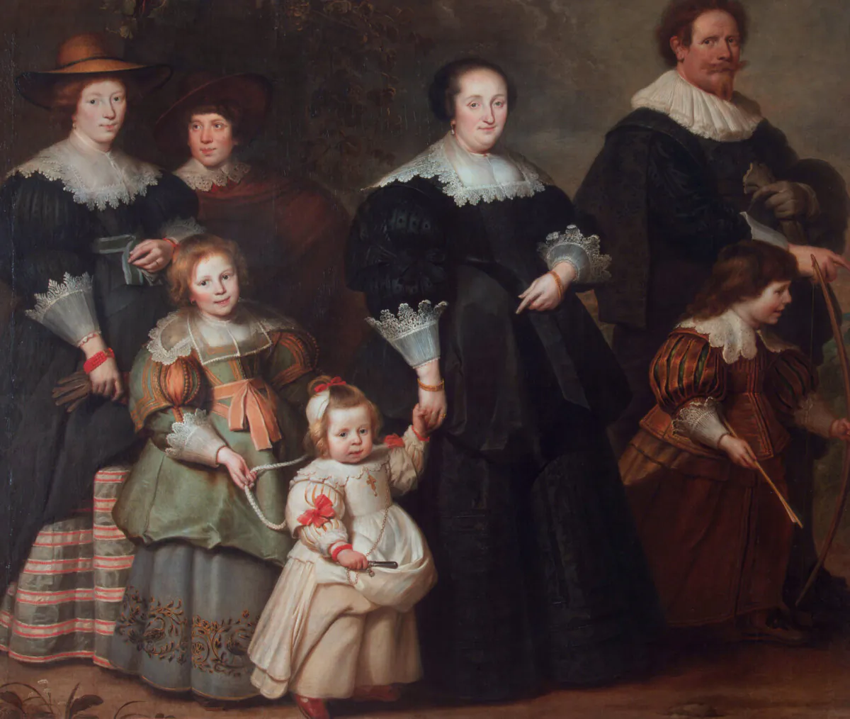 Self-portrait of Flemish painter Cornelis de Vos with his wife and their children, circa 1630. (Public Domain)