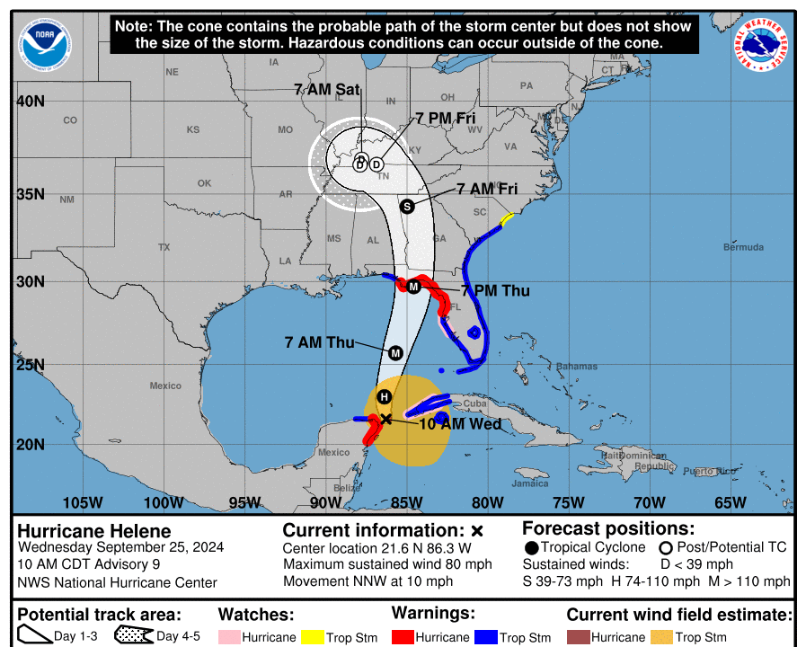 Hurricane Helene Forms in Gulf of Mexico, Set to Hit Florida The