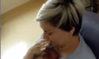 Mother Holds Newborn for the First Time