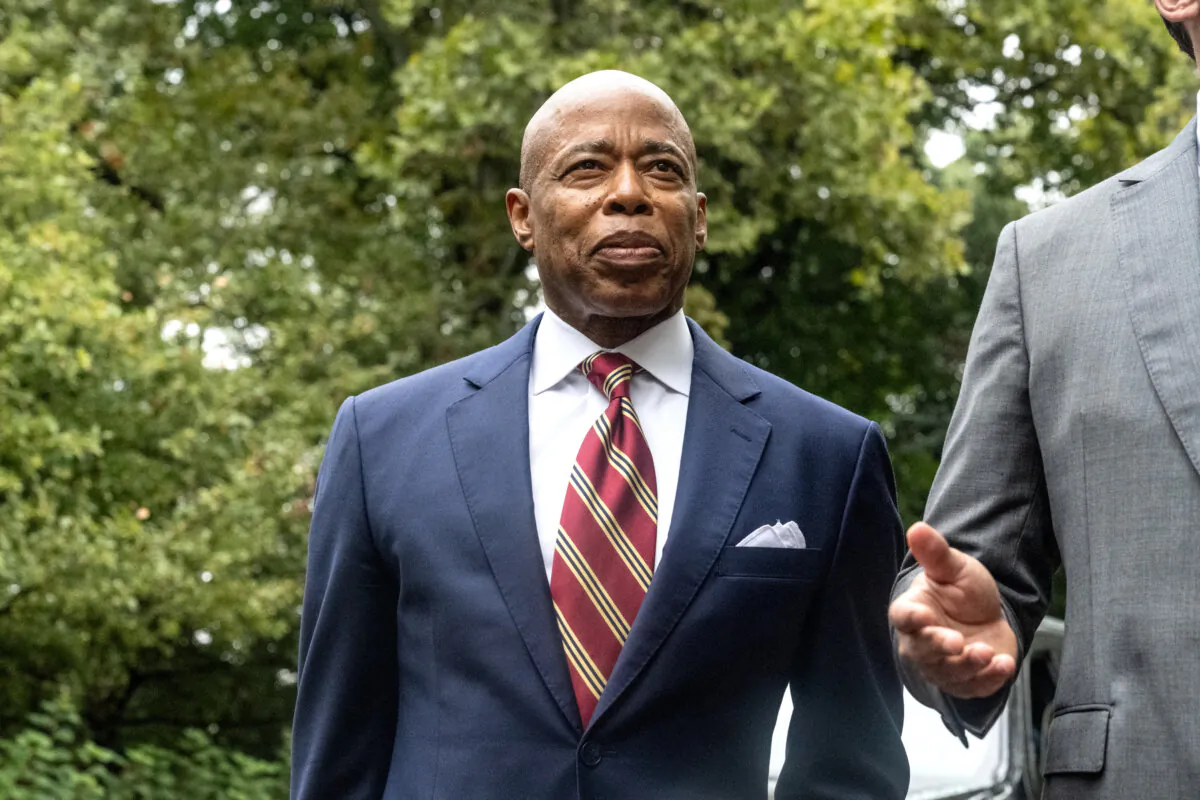 New York City Mayor Eric Adams in New York on Sept. 26, 2024. (Stephanie Keith/Getty Images)