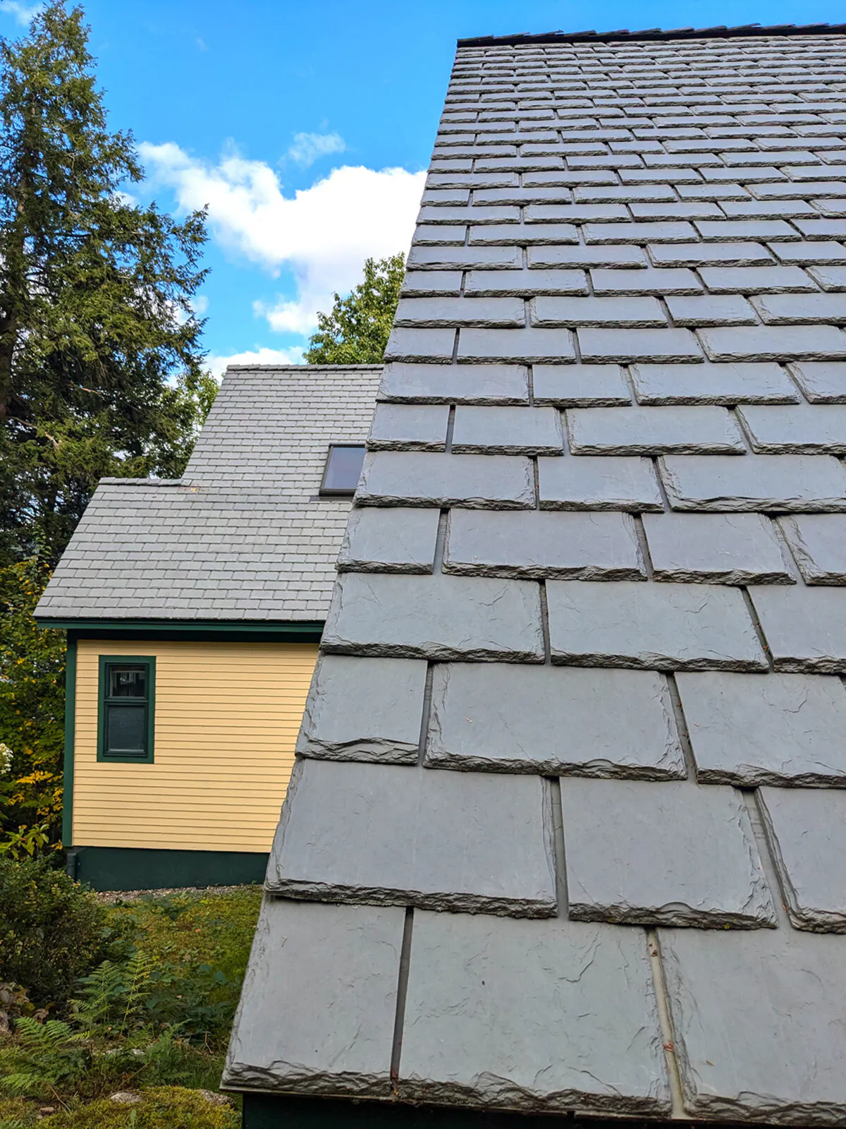 This is not a slate roof, but there's a good chance you may be fooled into thinking it is one. This is the roof on my house. (Tim Carter/Tribune Content Agency/TNS)