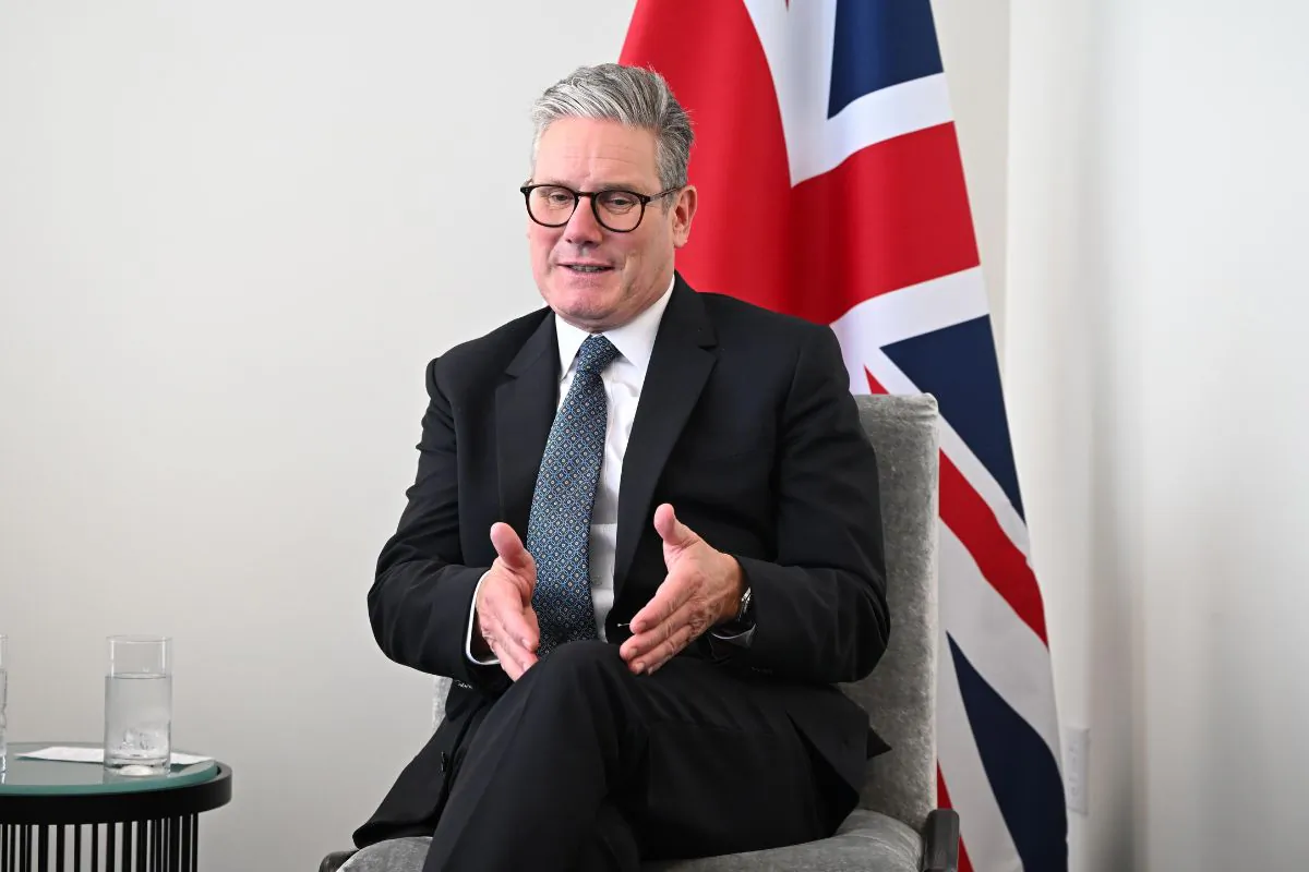 Prime Minister Sir Keir Starmer holds a bilateral meeting with Crown Prince of Kuwait Sabah Al-Khalid Al-Sabah ahead of addressing the United Nations General Assembly in New York, the United States, on Sept. 26, 2024. (Leon Neal/PA Wire)