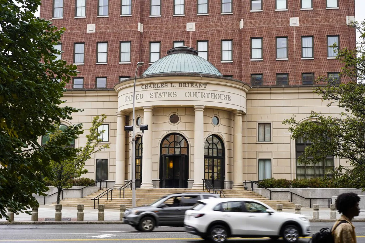 U.S. District Court for the Southern District of New York in White Plains, N.Y., on Sept. 26, 2024. (Cara Ding/The Epoch Times)