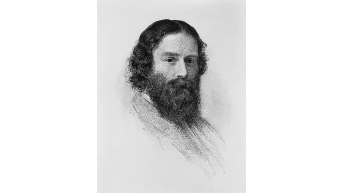 James Russell Lowell, 1894 after a drawing, circa 1855, by John Angel Wilcox/Adam Cuerden. Library of Congress. (Public Domain)