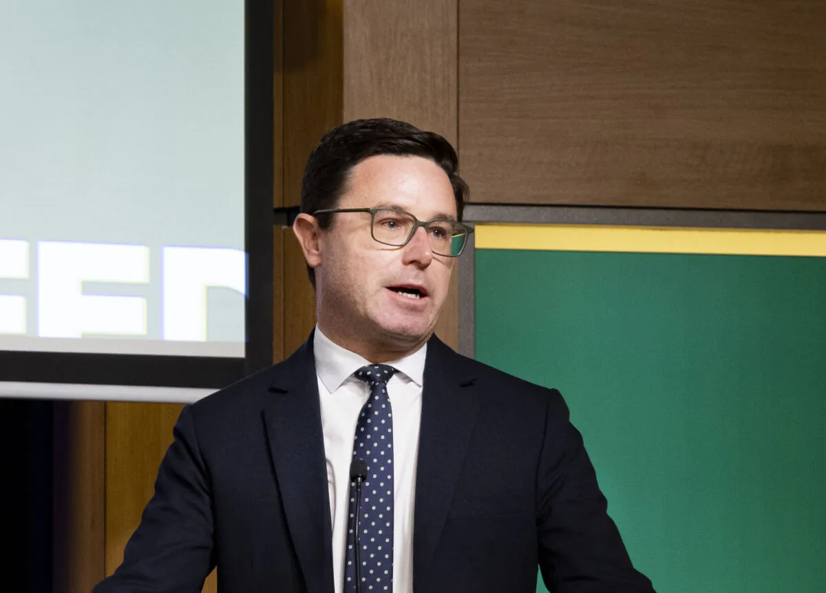 Nationals Leader David Littleproud addressing the party's Federal Council 2024. (Courtesy of David Littleproud)