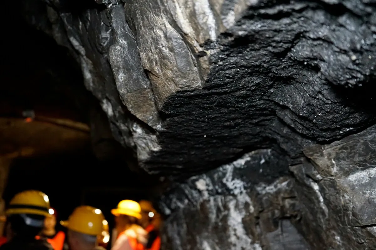 Miners at work in a coal mine. (Vedrana Filipovic/Unsplash)