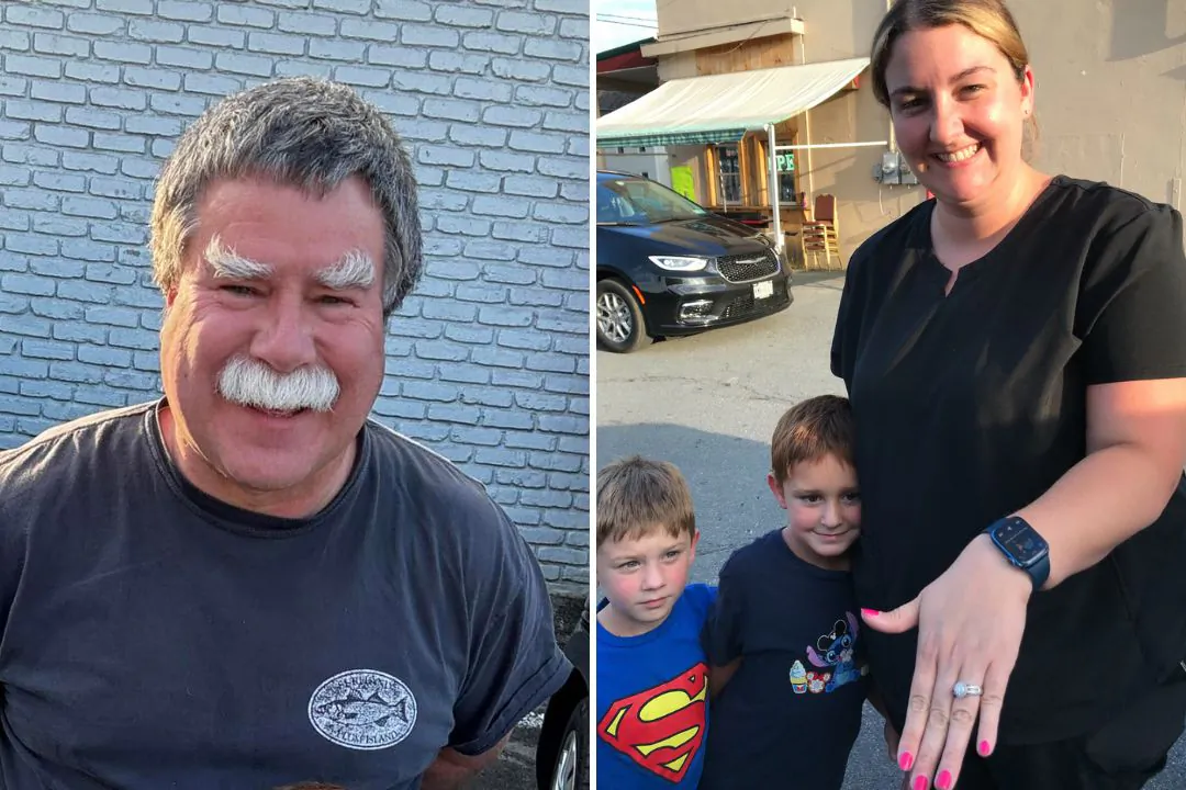 Arthur Fleming, a 64-year-old metal detectorist, helped find a New York mom's wedding ring. (Courtesy of Kelsey Battease; Courtesy of Arthur Fleming)