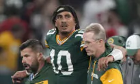 Packers’ Jordan Love out Against Colts as He Recovers From Knee Injury