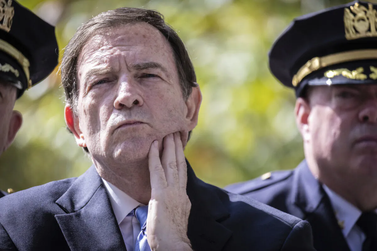 Interim New York Police Commissioner Thomas G. Donlon attends a news conference outside U.N. headquarters in New York City on Sept. 20, 2024. (Stefan JeUnited remiah/AP Photo)