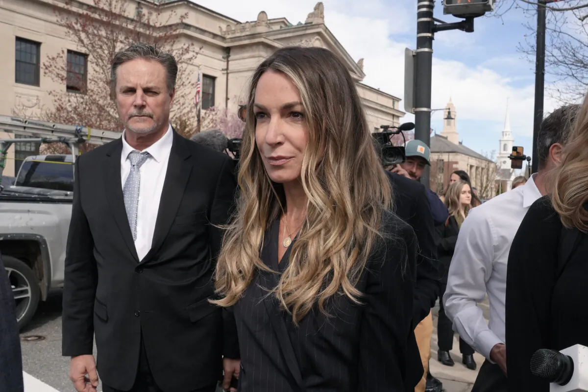Karen Read departs Norfolk Superior Court following a day of jury selection in her trial, Wednesday, April 17, 2024, in Dedham, Mass. (Steven Senne/AP Photo)