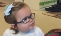 Toddler Reacts to Seeing Clearly for the First Time