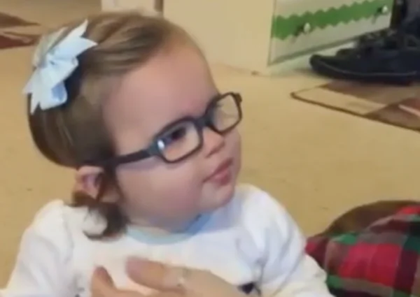 Toddler Reacts to Seeing Clearly for the First Time