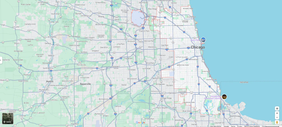 A 15-year-old has been arrested in Iowa and charged with murder in the shooting death of a mail carrier in Chicago over the summer, police said Tuesday. (Screenshot via Google Map)