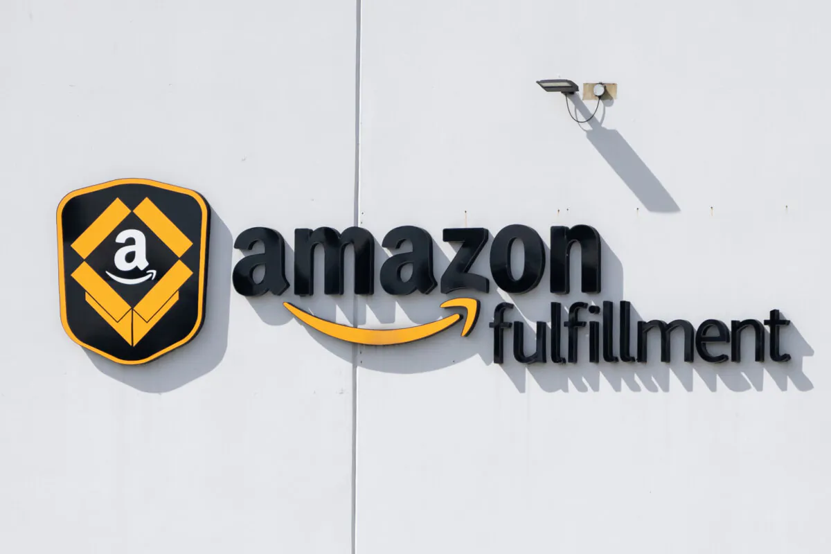 An Amazon Fulfillment centre is pictured in Delta, B.C., on May. 31, 2024. (The Canadian Press/Ethan Cairns)