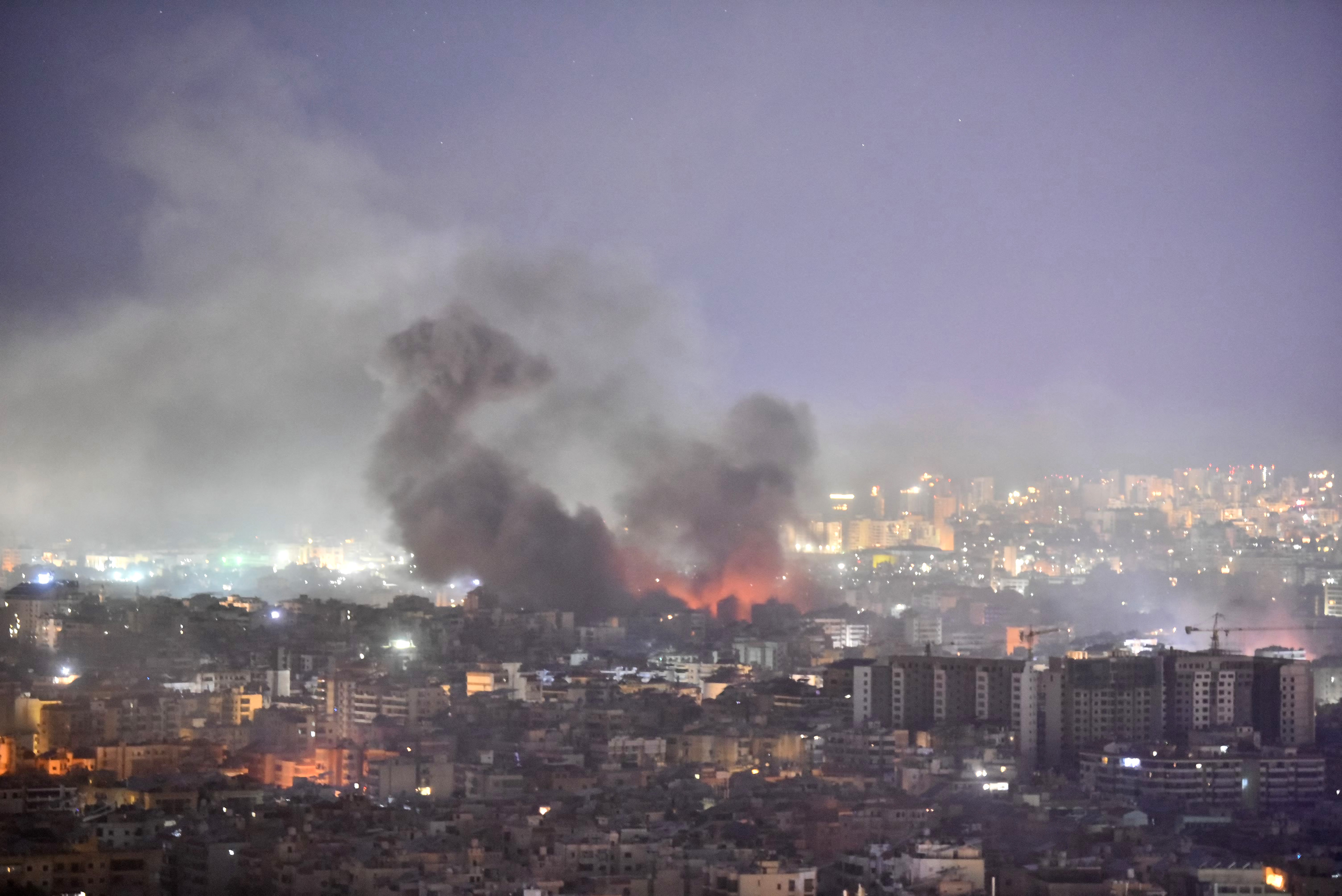 Israel Continues Strikes in Lebanon, Hitting Central Beirut