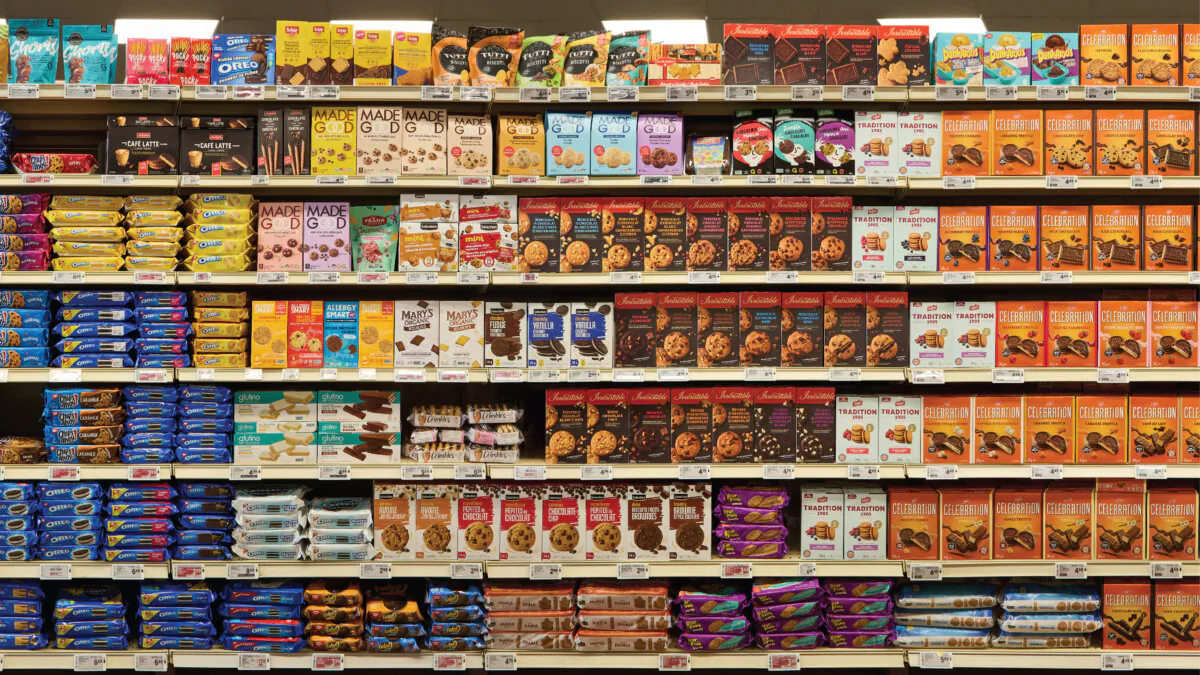 Grocery store shelves are shown in this undated handout issue provided by Metro. (The Canadian Press/HO-Metro)