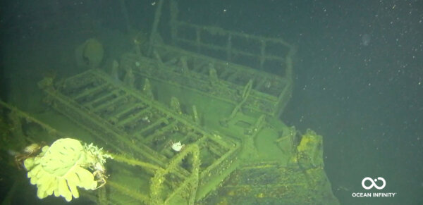 Image of the USS Stewart stern. (Ocean Infinity)