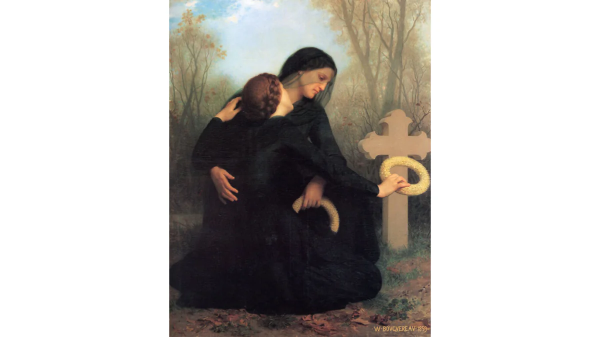 "The Day of the Dead," 1859, by William-Adolphe Bouguereau. Oil on canvas; 57 4/5 inches by 47 1/5 inches. Museum of Fine Arts of Bordeaux, France. (Public Domain)