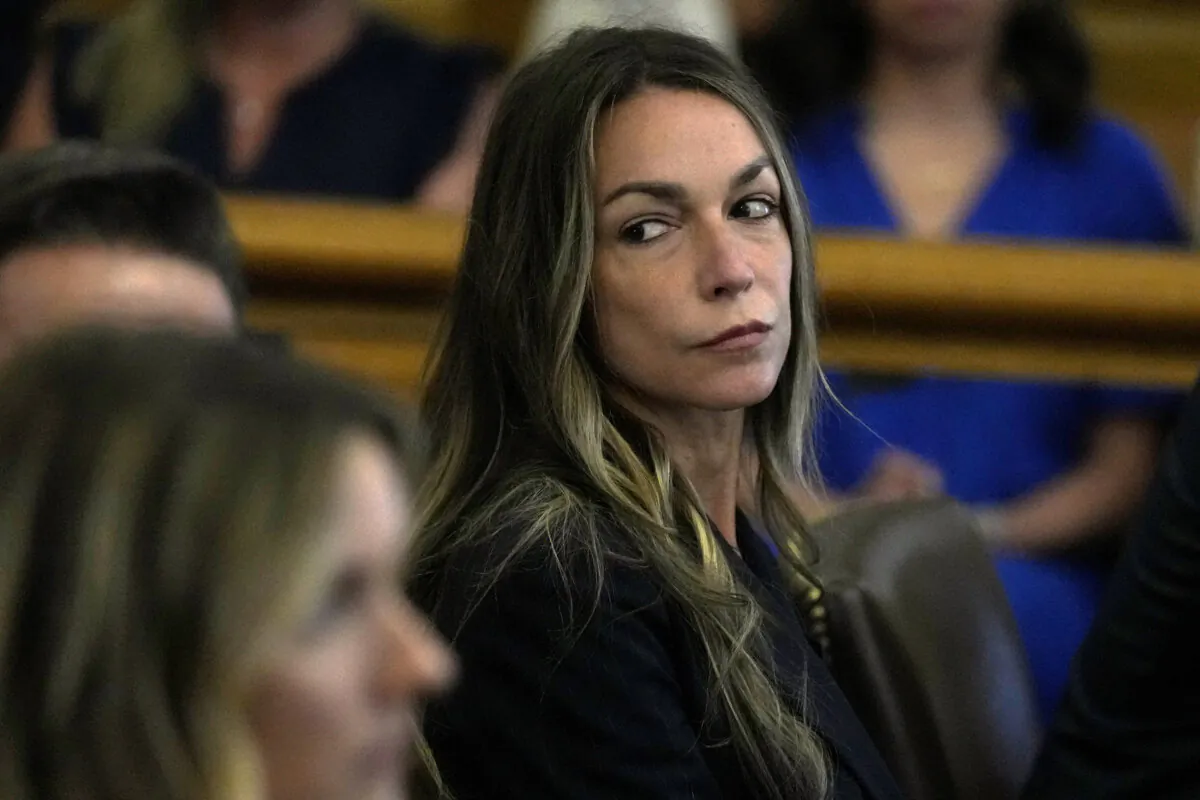 Karen Read waits for her court case to resume at Norfolk Superior Court in Dedham, Mass., June 28, 2024. (Charles Krupa, Pool/AP Photo)