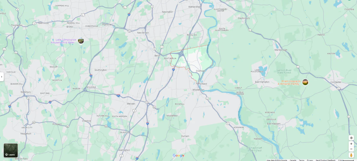 A man fatally shot his 81-year-old wife and then took his own life at a Connecticut nursing home Friday, according to a company official. (Screenshot via Google Map)