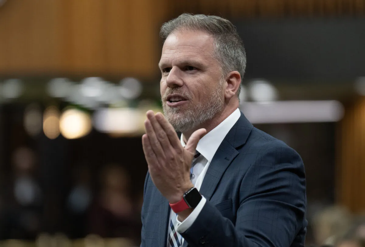 Health Minister Mark Holland rises during Question Period, in Ottawa, Sept. 16, 2024. (The Canadian Press/Adrian Wyld)