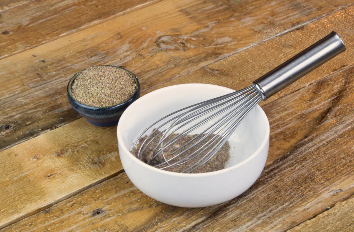 A flax egg is often used in place of traditional eggs in vegan baking. (Dreamstime/TCA)