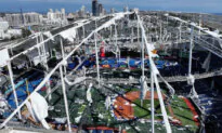 View of Tropicana Field After Hurricane Milton