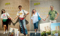 PHOTOS: Couple Recreates Honeymoon Pictures They Took in 1994 in New York for 30th Anniversary