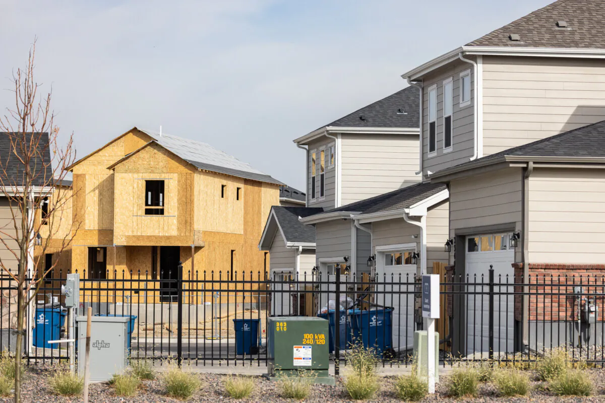 Housing developments in Aurora, Colo., on Oct. 11, 2024. (John Fredricks/The Epoch Times)