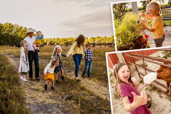 These Homeschooling Parents Are Raising Their 6 Kids Without Devices, Teaching Them Responsibility Through Farm Chores