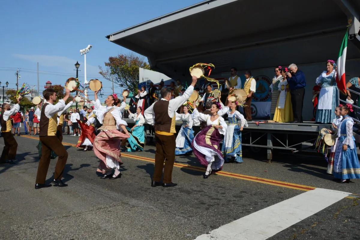 The 33rd annual Ocean County Columbus Day Parade and Italian Festival in Seaside Heights, New Jersey, on Oct. 13, 2024. (Frank Liang/the Epoch Times)