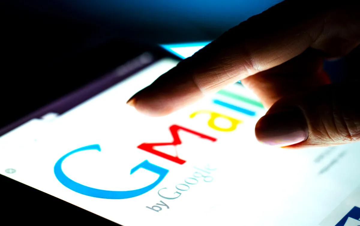 Google’s Gmail app on a screen in a stock photo. (Shutterstock)