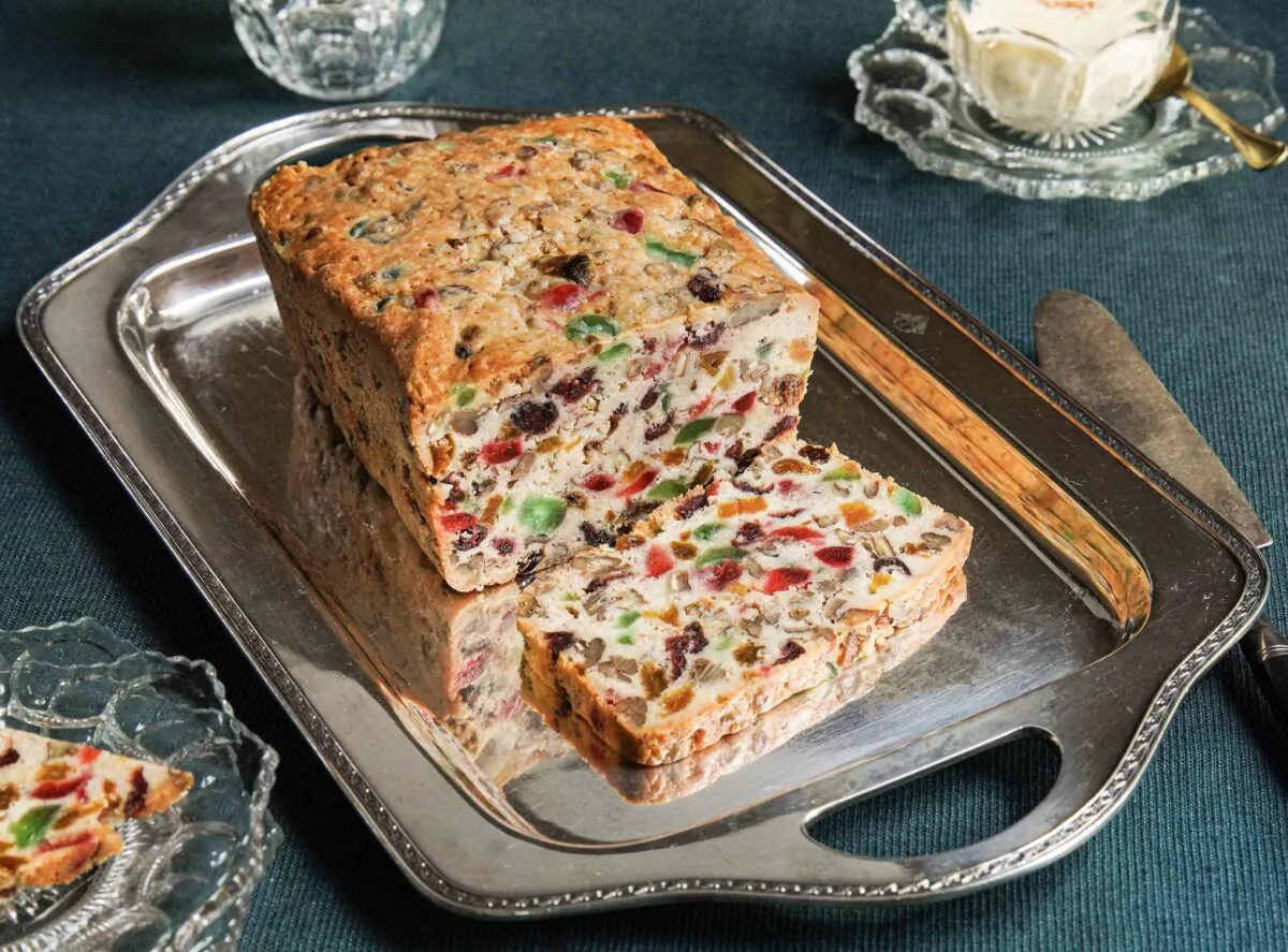Mrs. Mosal’s White Fruitcake and Boiled Custard. (Rinne Allen)