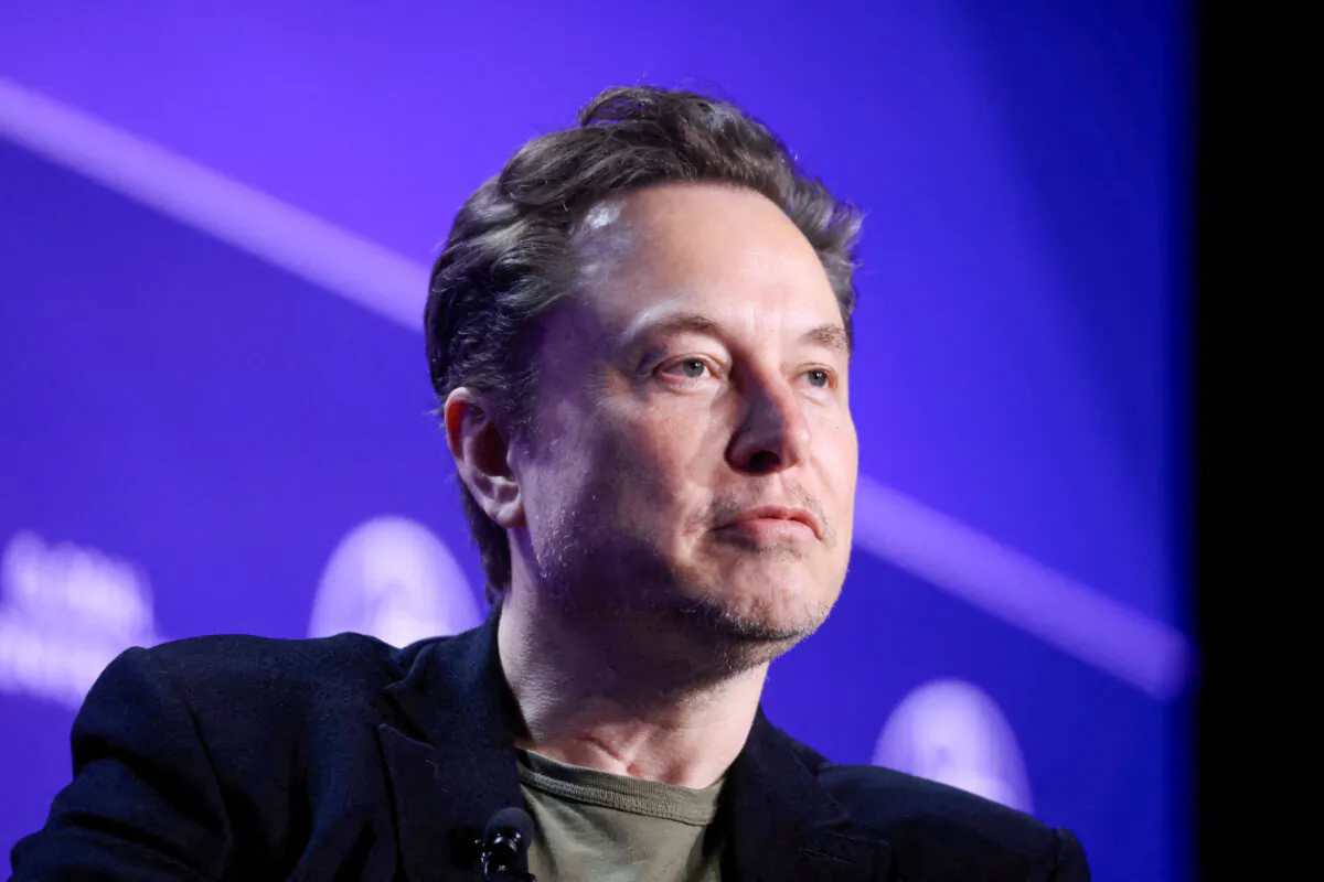 Elon Musk, CEO of SpaceX and Tesla and owner of X, looks on during the Milken Conference 2024 Global Conference Sessions at The Beverly Hilton in Beverly Hills, Calif., on May 6, 2024.  (David Swanson/Reuters)